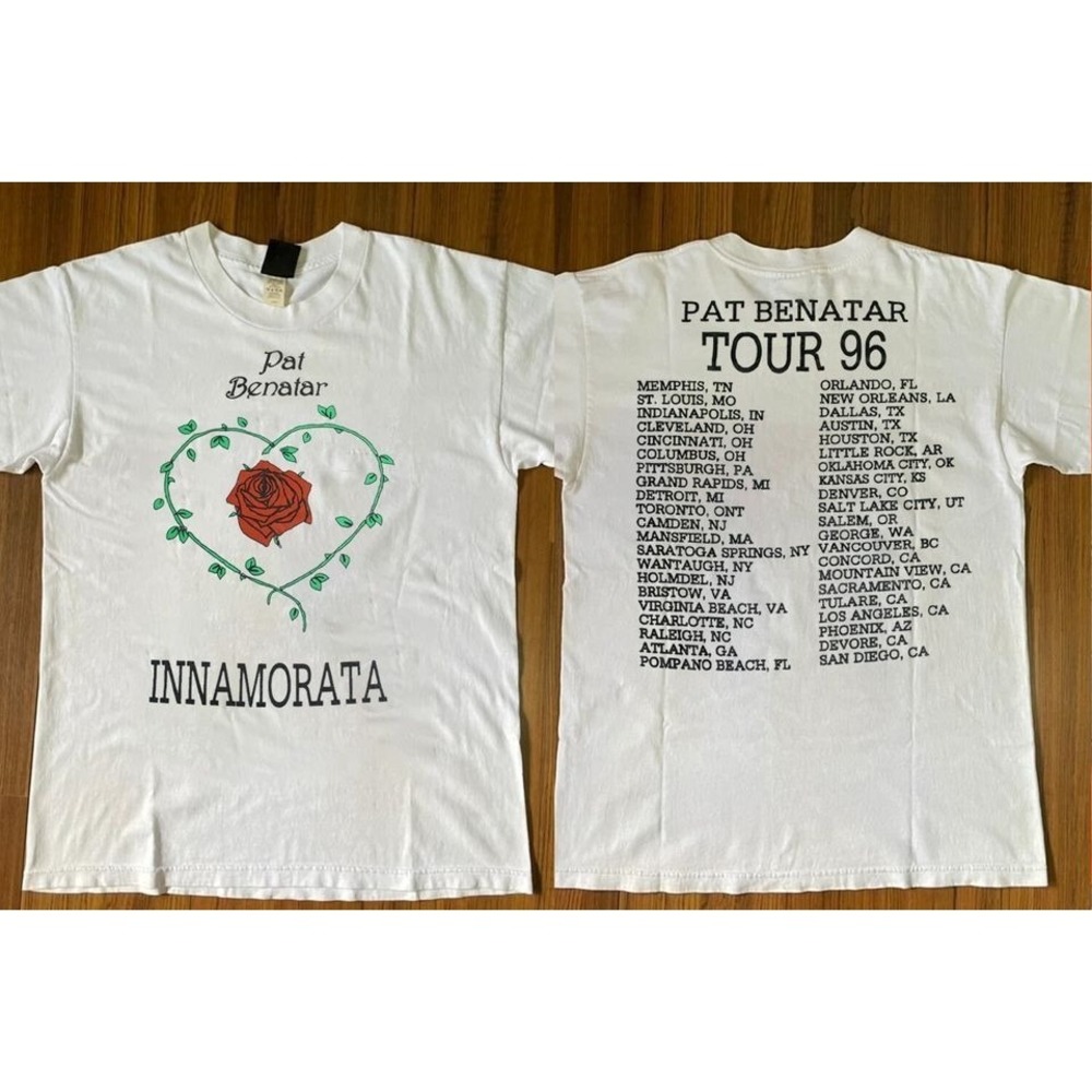 Pat Benetar Innamorata USA Tour 96 T-Shirt 2 Sided